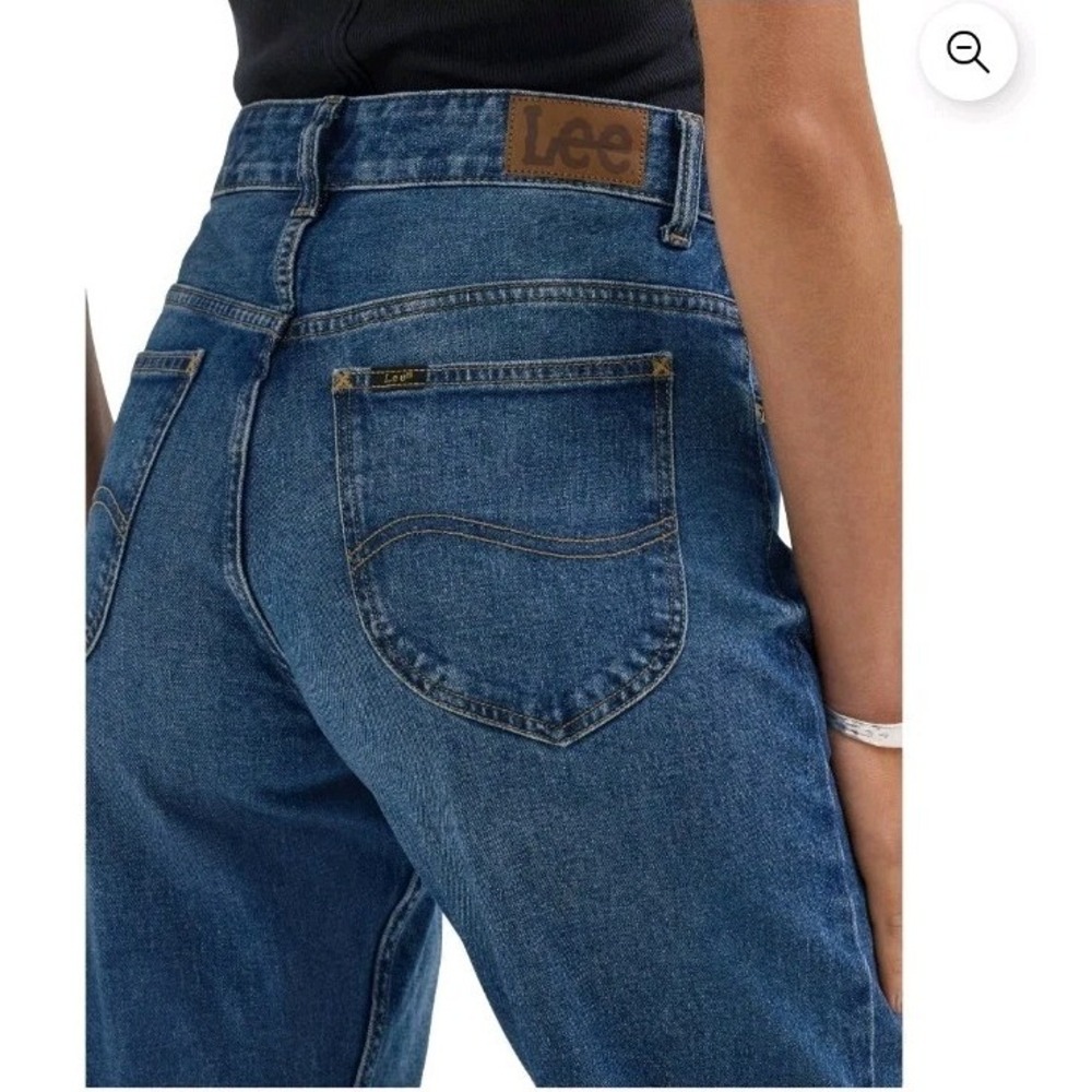 Lee Heritage High-Rise Classic Straight Leg Denim Jeans Women's 10 Ankle